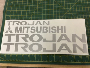 Mitsubishi L200 Trojan Replacement Door & Tailgate Decal Stickers Set.   - Picture 1 of 3