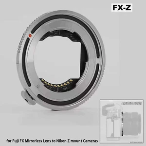 Adattatore obiettivo AF messa a fuoco automatica BORYOZA FX-Z per obiettivo Fuji X a fotocamere Nikon attacco Z - Foto 1 di 11