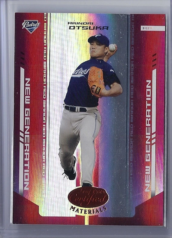 2004 LEAF CERTIFIED MATERIALS AKINDRI OTSUKA RC MIRROR RED ROOKIE SP /100 #262 - Image 1 of 1
