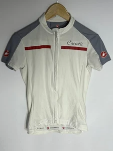 Jersey de ciclismo Castelli Ispirata manga corta | Damas | Blanco/Gris | Pequeño - Imagen 1 de 12