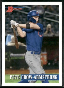 2021 Bowman Heritage #158 Pete Crow-Armstrong - Foto 1 di 2