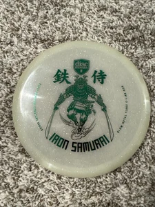 Rare Discmania Iron Samurai Innova Made Metal Flake Color Glow OOP Collectible - Picture 1 of 7