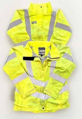 Womens Medium (36-38)  PORTWEST Hi Vis Reflective Lightweight Waterproof Jackets - Image 1 of 4