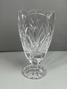 Marquis By Waterford Cut Crystal Canterbury Vase 10" Footed - Picture 1 of 12