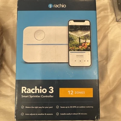 Controlador de rociadores inteligentes Rachio 3 12 zonas blanco, Wi-Fi y teléfono inteligente Foto 1 de 4