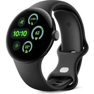 Google Pixel Watch 3 45mm LTE Matte Black with Obsidian Band - Brandnew In Box - Picture 1 of 4