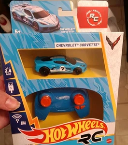 💙🚦🎮NIB Hot Wheels RC "Corvette"  Rechargeable Remote Controlled Vehicle - Picture 1 of 2