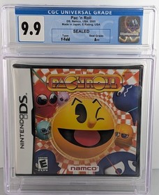 Pac 'n Roll Pac-Man - Nintendo DS -Graded CGC 9.9 A++ SEALED POP 1