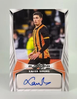 2023 Leaf Soccer #BA-XS1 XAVIER SIMONS Auto - Image 1 of 2