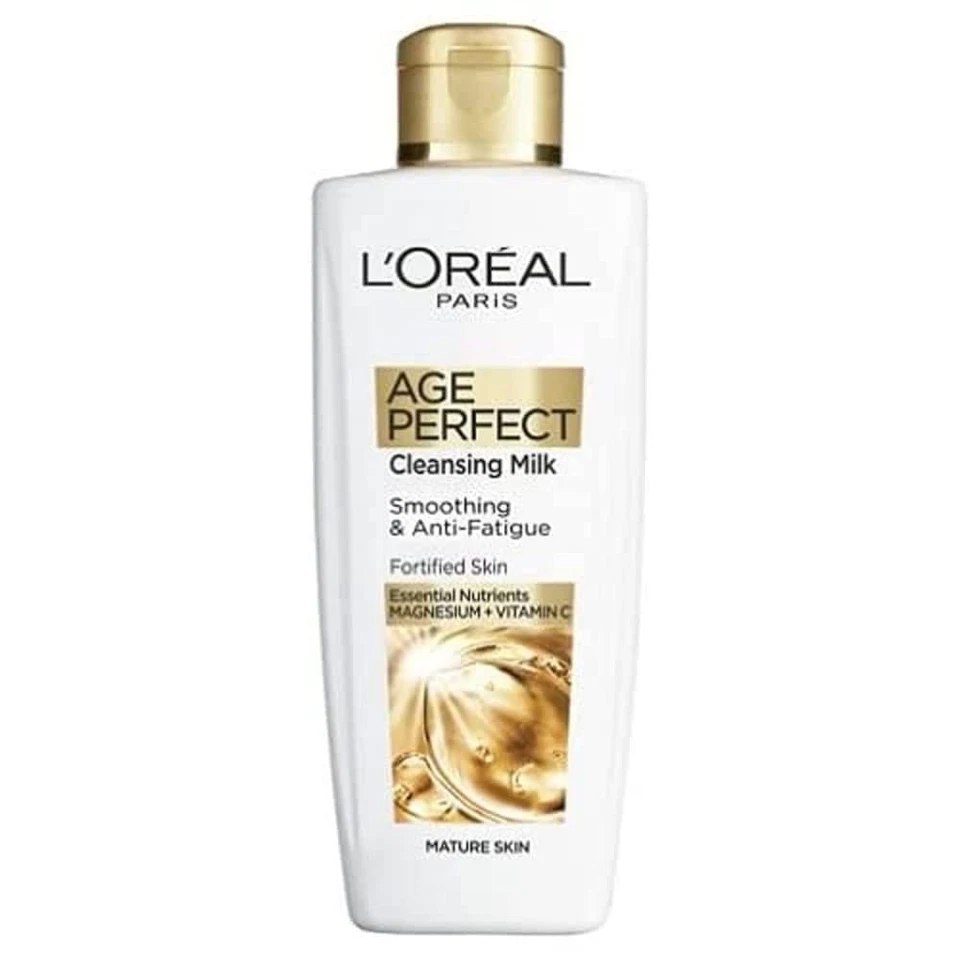 L'Oreal Paris Age Perfect Smoothing & Anti Fatigue Vitamin C Cleansing Milk 200 - Image 1 of 1