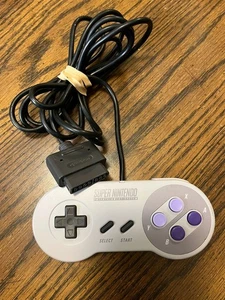 SNES Super Nintendo Original Controller Authentic OEM OFFICIAL Tested Cleaned - Picture 1 of 4