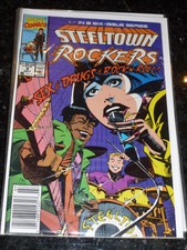 STEELTOWN ROCKERS Comic - Vol 1 - No 4 - Date 07/1990 - MARVEL Comic's