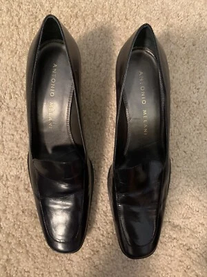 Mocasines Antonio Melani Bonitos Guante Estilo Pump Azul Marino Talla 8m para Mujer  Foto 1 de 4