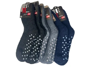 6 Pairs Men Winter Non-slip Fluffy Warm Lounge BED SOCKS Size 6-10 - Picture 1 of 14