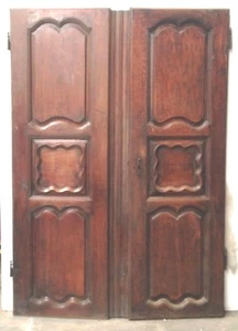 Paire de portes en chêne massif / Portes d'armoire / Porte de placard - Imagen 1 de 7
