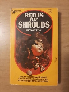 Rot ist für Leichentücher von Mary Ann Taylor 1980 Raven House erster Druck Taschenbuch - Bild 1 von 5