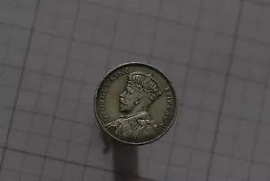 🧭 🇲🇺 MAURITIUS 1/4 RUPEE 1934 SILVER SHARP DETAILS B63 #6446 - Picture 1 of 2