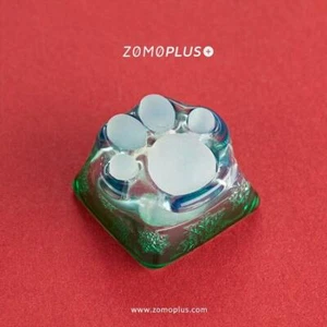 ZOMO PLUS 3D PRINTED RESIN SILICONE TRANSPARENT CAT PAW KEYCAP MULTI-COLOR ABS - Picture 1 of 3