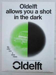 4/1989 PUB OLDELFT DELFT NACHSICHT NIGHT VISION LAND ROVER ORIGINAL AD - Imagen 1 de 1