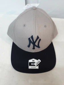 New York Yankees Hat Black Grey Fan Favorite One Size Snap Back New W Tags - Picture 1 of 6