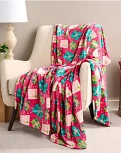 Berkshire Artist Series Etta Vee Colorful “Gifts” Throw 60x70 New - Picture 1 of 5