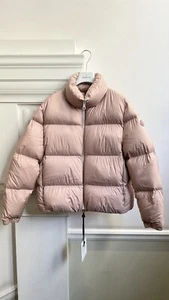 MONCLER Down Puffer Jacket ANTERNE GIUBOTTO PINK SIZE 3 / MEDIUM - Picture 1 of 7