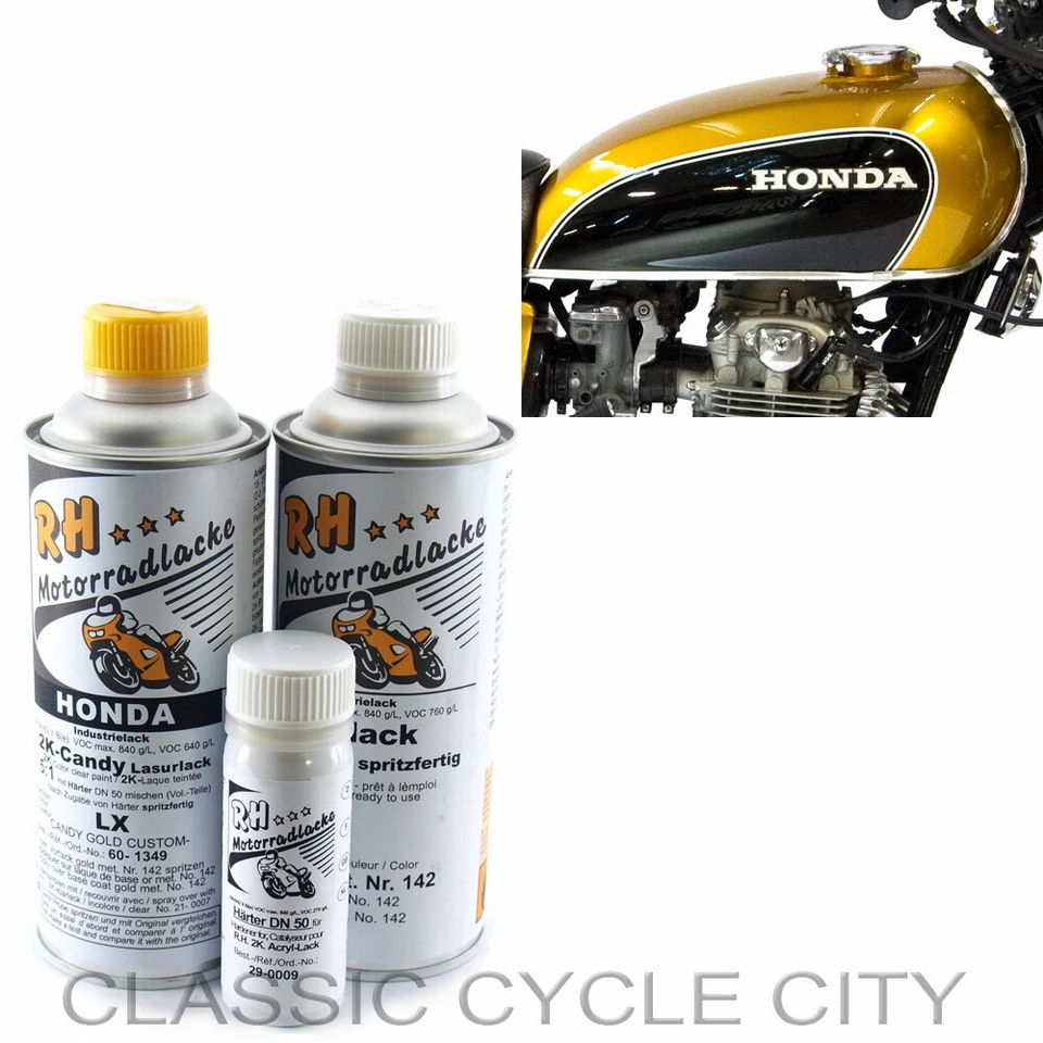 Honda CB 500 Four K0 - K1 Lackset Lacksatz Candy Gold Custom Paint Kit - Bild 1 von 1