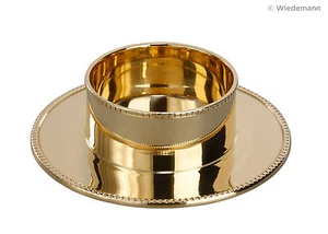 Kerzenständer Gold für Ø 50mm Kerzen/ Kommunion/ Taufe / Konfirmation usw. NEU - Picture 1 of 1