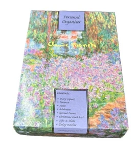 CLAUDE MONET PERSONAL ORGANISER , NEW - Picture 1 of 5