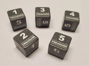 5x Schatzzeichen Würfel | Silber mit Glitzer | Ideal für Magie: Die Sammlung! - Bild 1 von 4