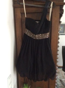 Little Mistress" one shoulder""Abend-Kleid 38/40 schwarz/neu-wertig - Bild 1 von 3