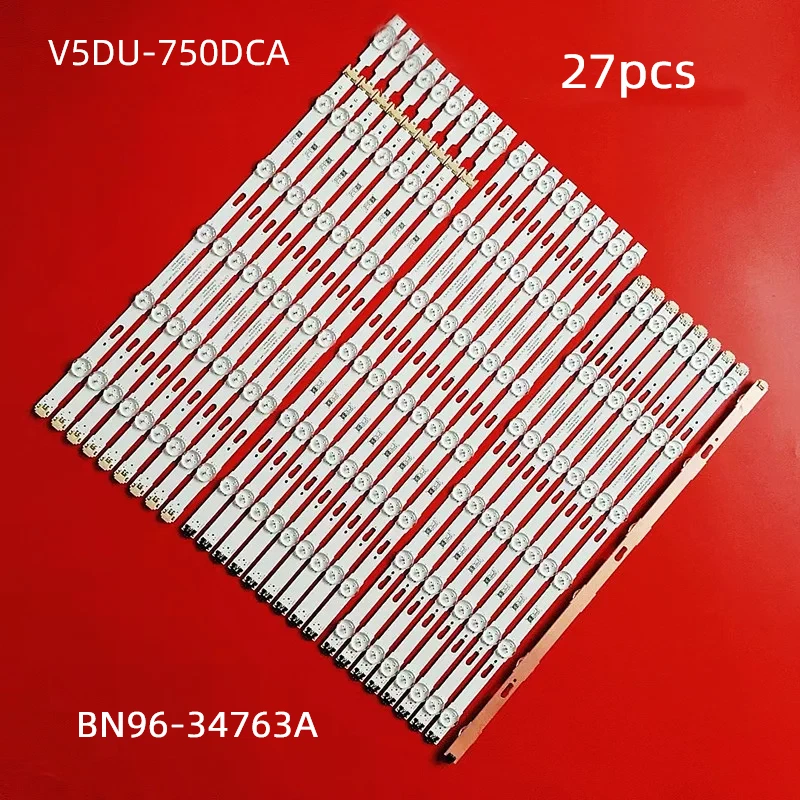 Samsung Bn96-34763a Bn96-34764a Bn96-34765a LED Backlight Strips Set Un75ju7100