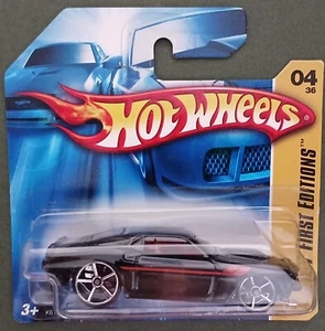 HOT WHEELS 2006 '69 FORD MUSTANG, BLACK, SHORT CARD . - Picture 1 of 1