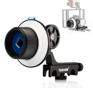 TARION Schärfeziehvorrichtung F1-Pro Follow Focus für DSLR Systemkamera 15mm Rig - Bild 1 von 8