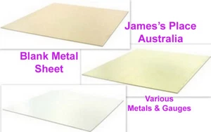Blank Metal Sheets - various gauges. - Bild 1 von 23