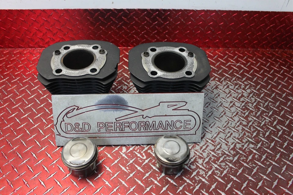 Sportster XL883 2015 jarras y pistones de cilindro delantero y trasero de hierro Sp97 2006-2022 Foto 1 de 4