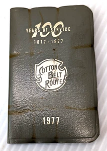 Cinturón de algodón ferrocarril 1977 calendario diario libro de fechas 2,5x4,25 oficiales de San Luis - Imagen 1 de 6
