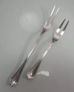 Fleischgabel + Aufschnittgabel Martin Model 515 Silberauflage 90er - Bild 1 von 3
