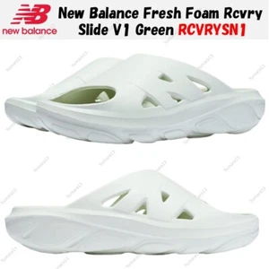 New Balance Fresh Foam Rcvry Slide V1 Green RCVRYSN1 Men's Size - Picture 1 of 8
