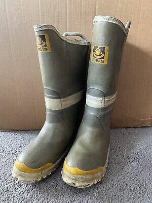 Servus Firefighter Steel Toe Fire Wide Boots Mens Size 8W Womens 9W. Lot X120 • 16.12£