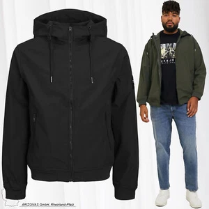 Hombre JACK & JONES Chaqueta Softshell Talla Grande Blouson JJEBASIC NUEVA - Imagen 1 de 14