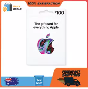 Apple Gift Card $100 - App Store, Itunes, Iphone, Ipad, Airpods, Macbook - Picture 1 of 2