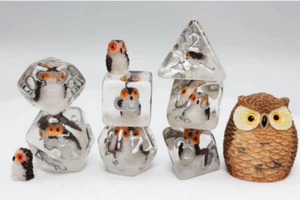 FBG2428 - Wise Owl RPG Dice Set (7) (Foam Brain Games) - Picture 1 of 1