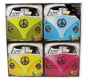 50cm Square Camper Van Canvas Wall Picture New Camper Van Gift FAST DELIVERY - Picture 1 of 2