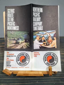 Northern Pacific Railway Timetable August 18, 1968 - Picture 1 of 6