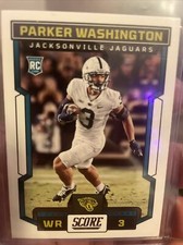 2023 Panini Score Parker Washington RC #361 Jaguars Card ⚾️