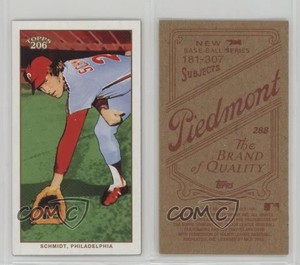 2002 Topps 206 Mini Red Piedmont Back Mike Schmidt #288 HOF