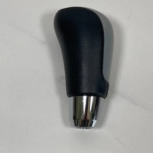 2006-2010 Dodge Charger Shift Knob Leather Plastic Black Silver Chrome - Picture 1 of 13