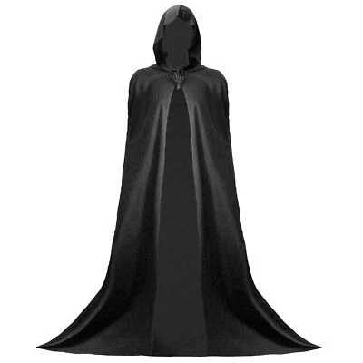 I LOVE FANCY DRESS TRAITOR HOODED CLOAK BLACK BEST OF BRITISH FANCY DRESS COSTUME SHOW THE TRAITORS