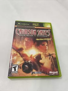 Crimson Skies: High Road to Revenge (Microsoft Xbox, 2003) with Manual - Picture 1 of 4
